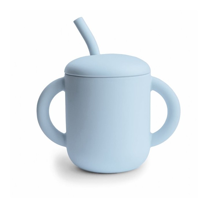 Tasse avec paille