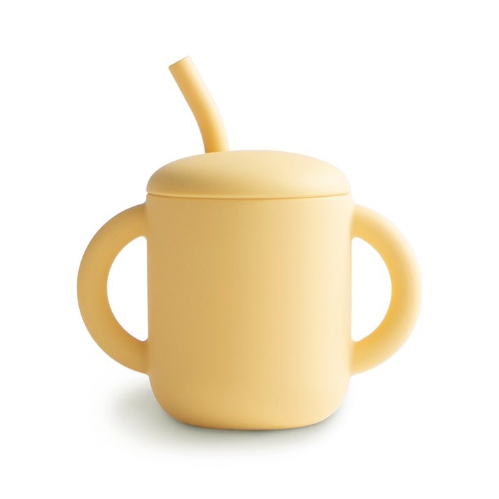Tasse avec paille
