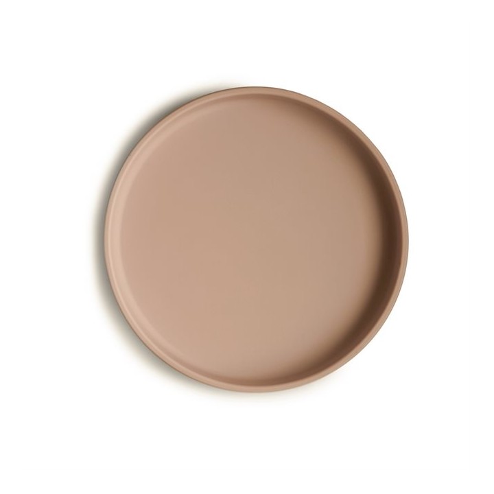 Assiette classique en silicone
