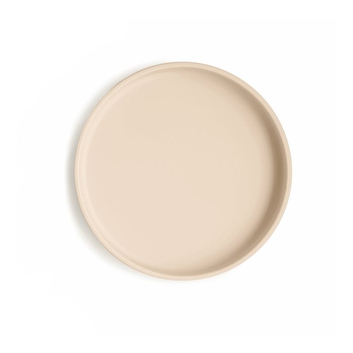Assiette classique en silicone