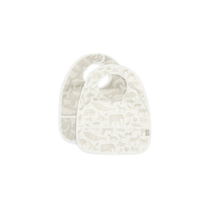 Bavoir Imperméable Animals en polyester pour bébé – Jollein