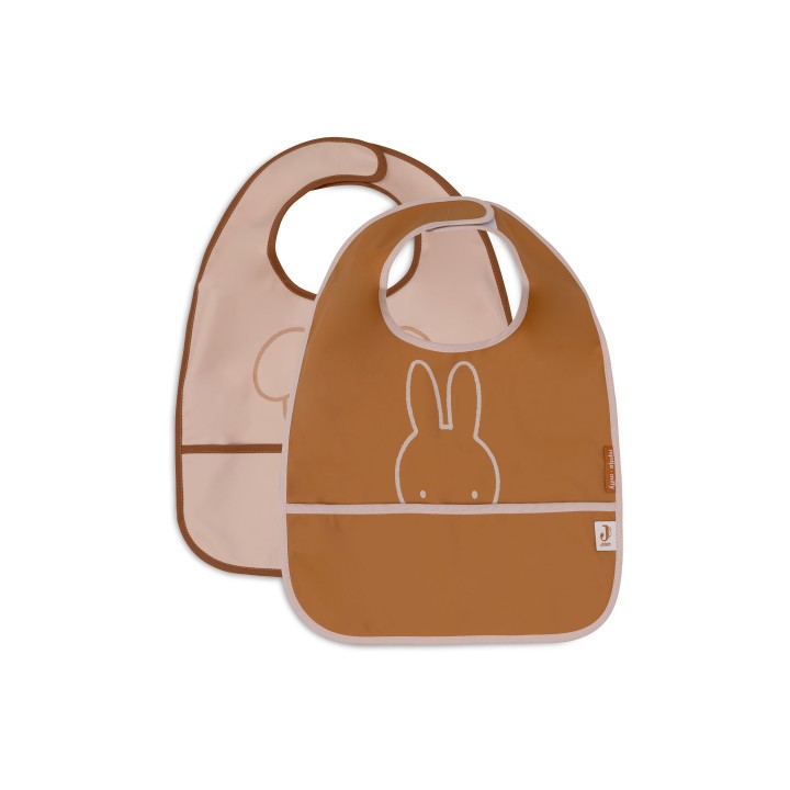 Bavoir Imperméable Miffy Peekaboo en polyester pour bébé – Jollein