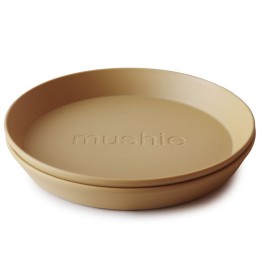 Set de 2 assiettes rondes