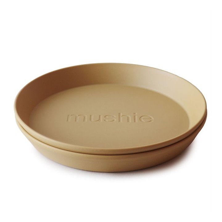Set de 2 assiettes rondes