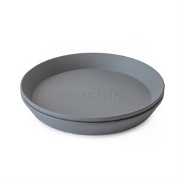 Set de 2 assiettes rondes