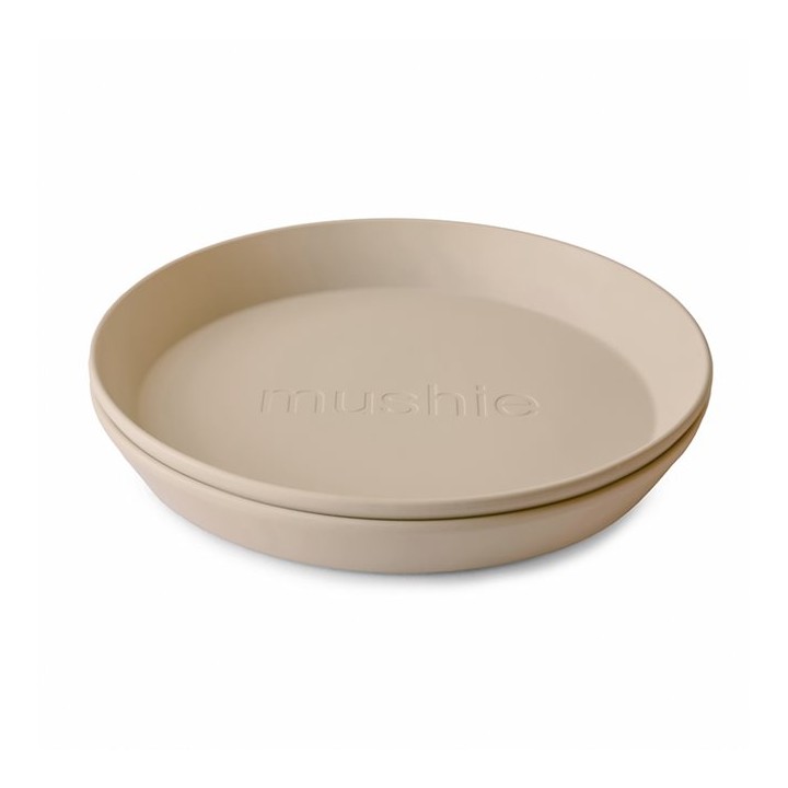 Set de 2 assiettes rondes