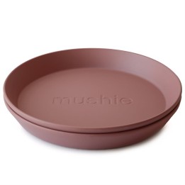 Set de 2 assiettes rondes