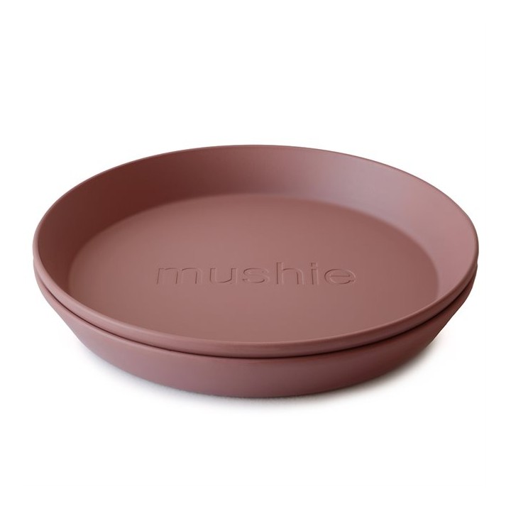 Set de 2 assiettes rondes