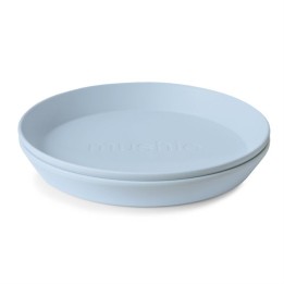 Set de 2 assiettes rondes