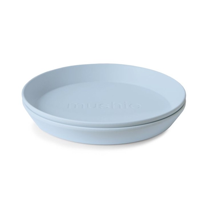 Set de 2 assiettes rondes