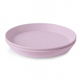 Set de 2 assiettes rondes