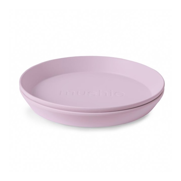 Set de 2 assiettes rondes