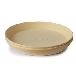 Set de 2 assiettes rondes