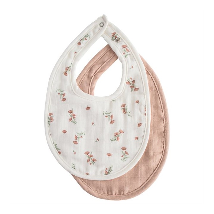 Bavoir en mousseline (lot de 2)