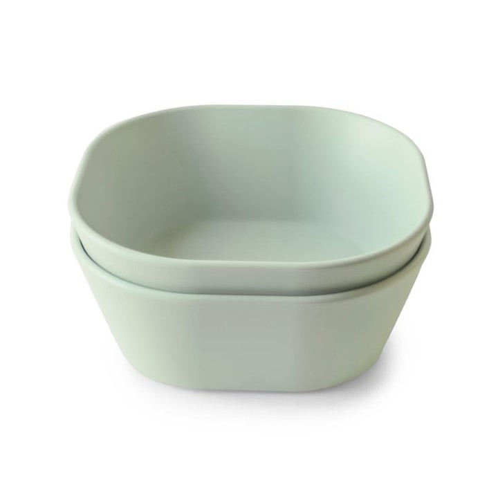 Set de 2 bols carrés