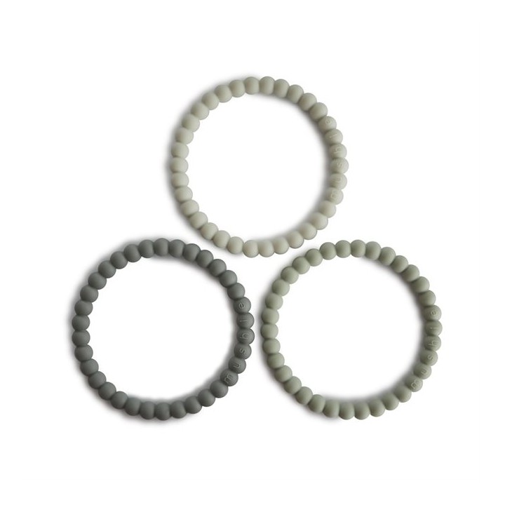 Set de 3 bracelets de dentition