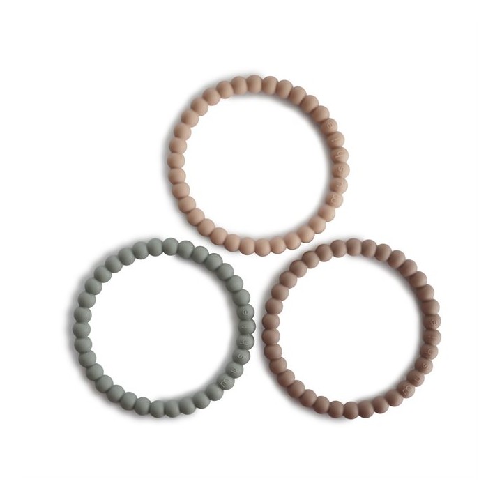 Set de 3 bracelets de dentition