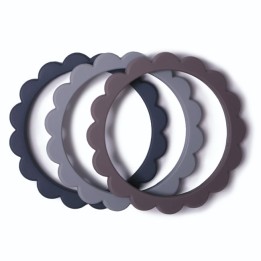 Set de 3 bracelets de dentition Flower