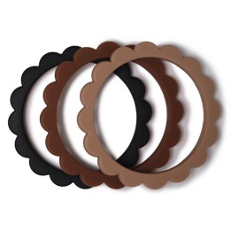 Set de 3 bracelets de dentition Flower