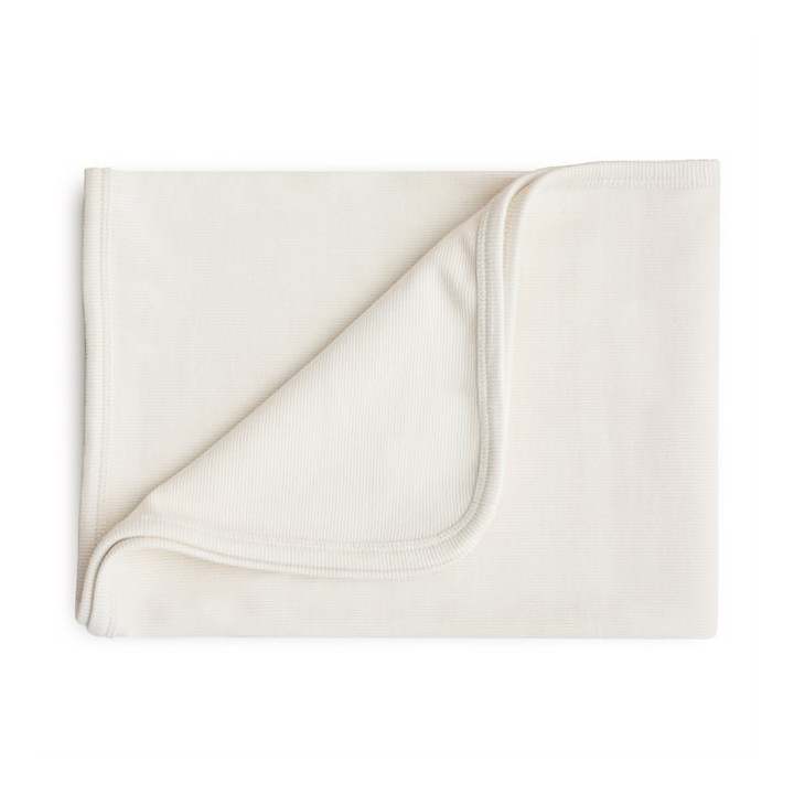 Couverture bébé côtelée