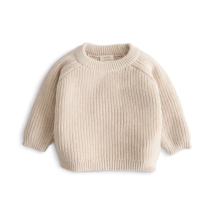 Pull en grosse maille 6-9 mois