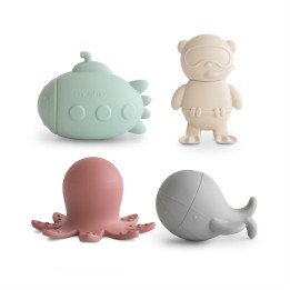 Set de jeu pour le bain Vie marine (lot de 4)