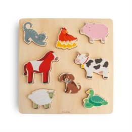 Puzzle en bois Ferme