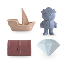 Set de jeu pour le bain Pirate (lot de 4)