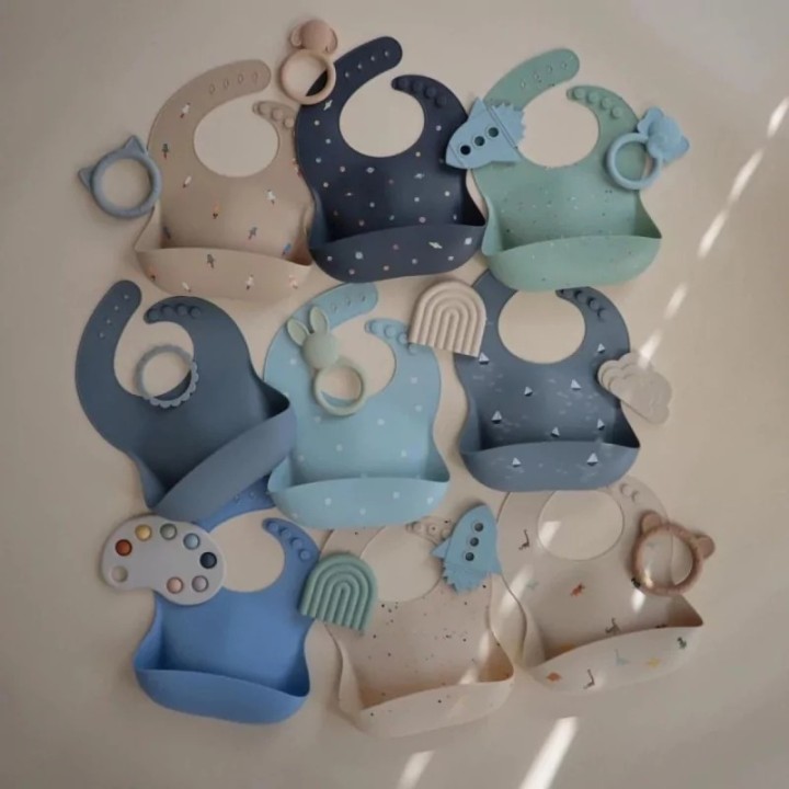 Bavoir en silicone