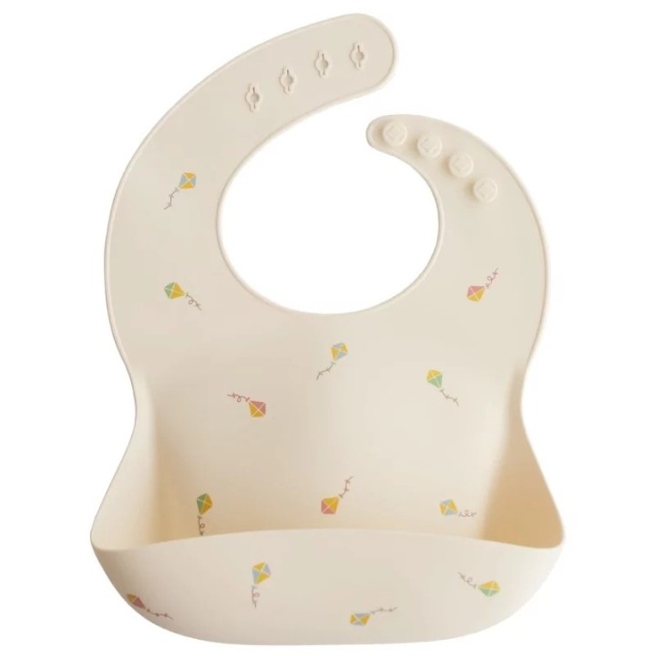 Bavoir en silicone