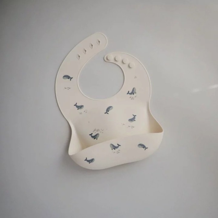 Bavoir en silicone