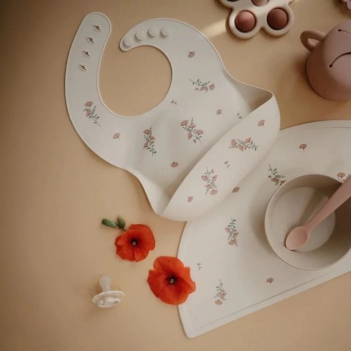 Bavoir en silicone