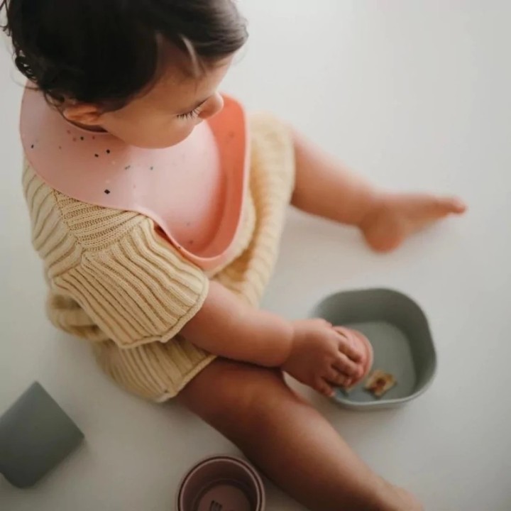 Bavoir en silicone