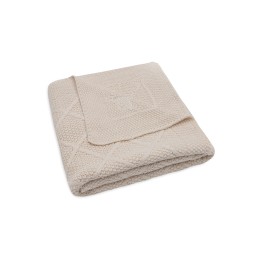 Couverture Berceau Check Knit en coton pour bébé – Jollein