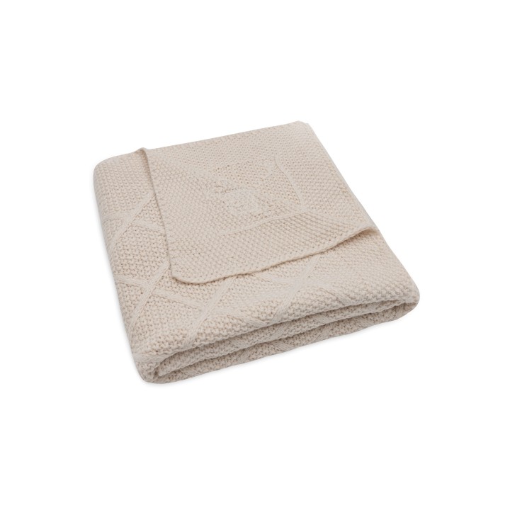 Couverture Berceau Check Knit en coton pour bébé – Jollein