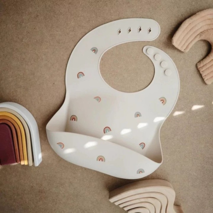Bavoir en silicone