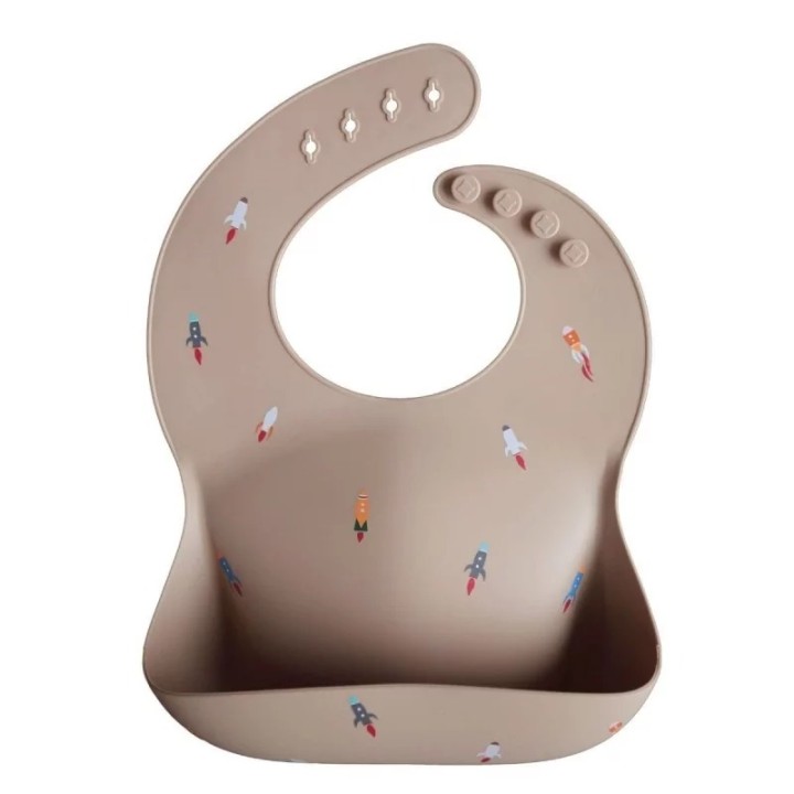 Bavoir en silicone