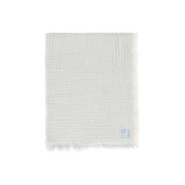 Couverture Berceau Gaze de Coton Fringe Stripe – Jollein