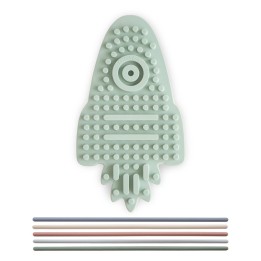 Jouet sensoriel en silicone - Fusée