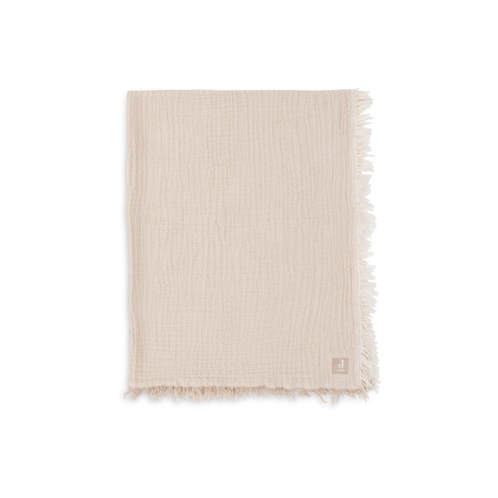 Couverture Gaze De Coton Fringe Stripe – Jollein