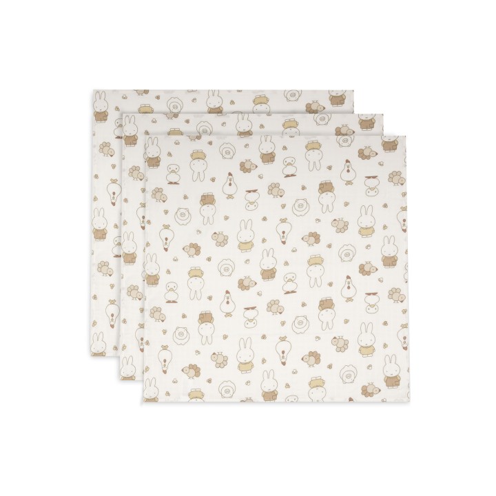 Lange Gaze de Coton Miffy Family Farm – Jollein