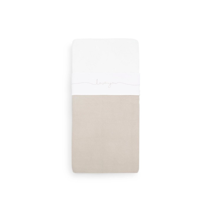Drap Berceau Love you en coton pour bébé – Jollein