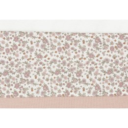 Drap Retro Flowers en coton pour bébé – Jollein