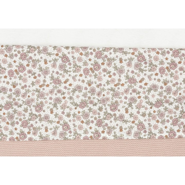 Drap Retro Flowers en coton pour bébé – Jollein