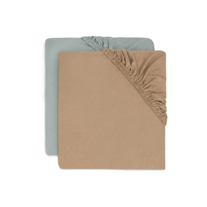 Drap-housse Jersey 2 Unités en coton pour bébé – Jollein