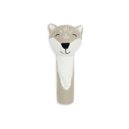 Hochet Fox en coton pour bébé – Jollein | Le Petit Zèbre