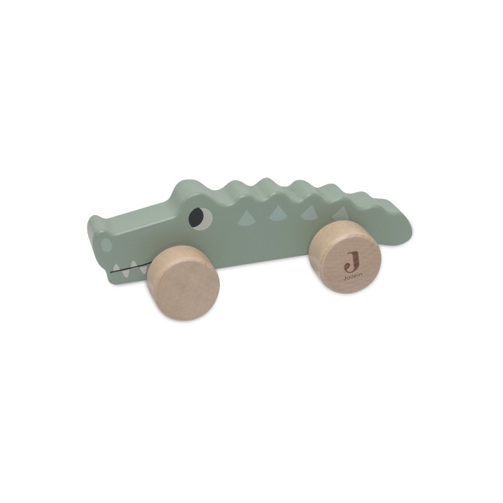 Jouet en bois à roulettes - Jungle Jambo - Crocodile