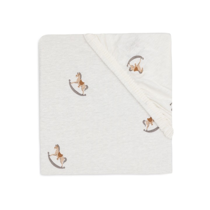 Drap-housse Jersey Nostalgic Ride en coton pour bébé – Jollein