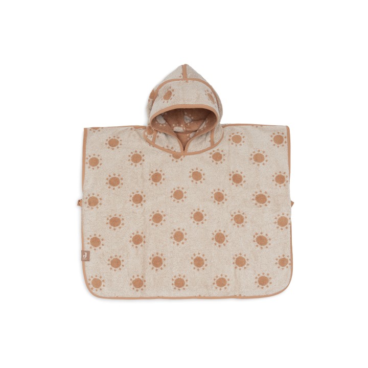 Poncho de Bain Éponge Jacquard Réversible Sun – Jollein