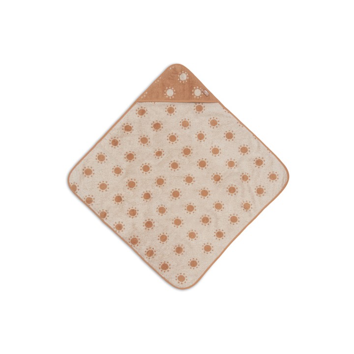 Cape de bain Éponge Jacquard Sun en coton pour bébé – Jollein